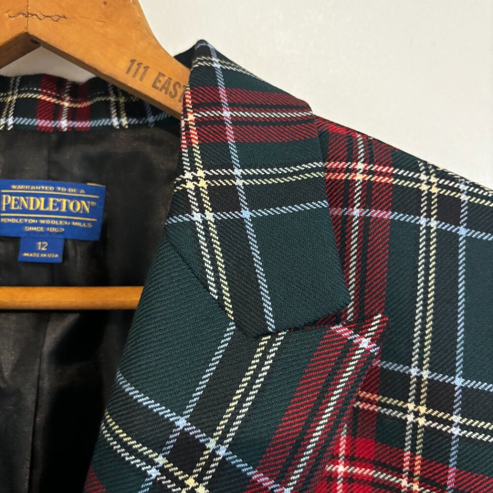 Pendleton Tartan Blazer